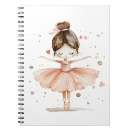 Niedliche Ballerina Ballett Tanz Liebe Kunst, Dich Notizblock