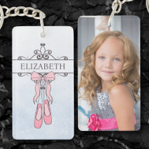 Niedliche Ballerina-Schuhe personalisierter Name T