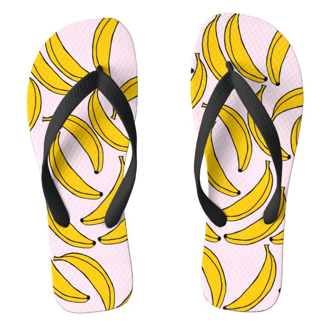 Niedliche Bananen Flip Flops (Fußbett)