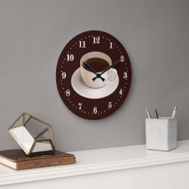 niedliche Bar Große Wanduhr