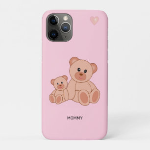 Niedliche Bären auf hellrosa Case-Mate iPhone Hülle