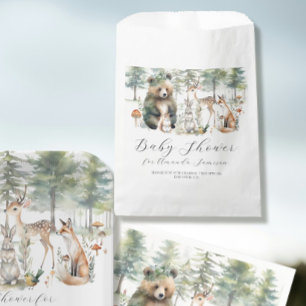 Niedliche Bären-Eichhörnchenwälder Tiere Kinderdus Geschenktütchen