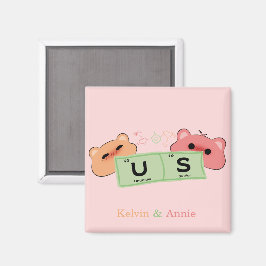 Niedliche Bären in Liebe Magnet