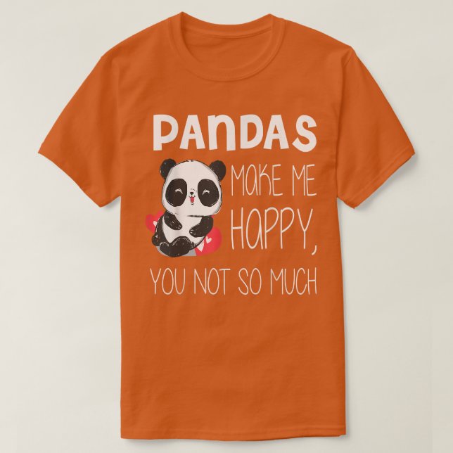 Niedliche Bären machen mich glücklich Niedlichen N T-Shirt (Design vorne)