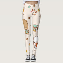 niedliche Bären mit Büchern Leggings