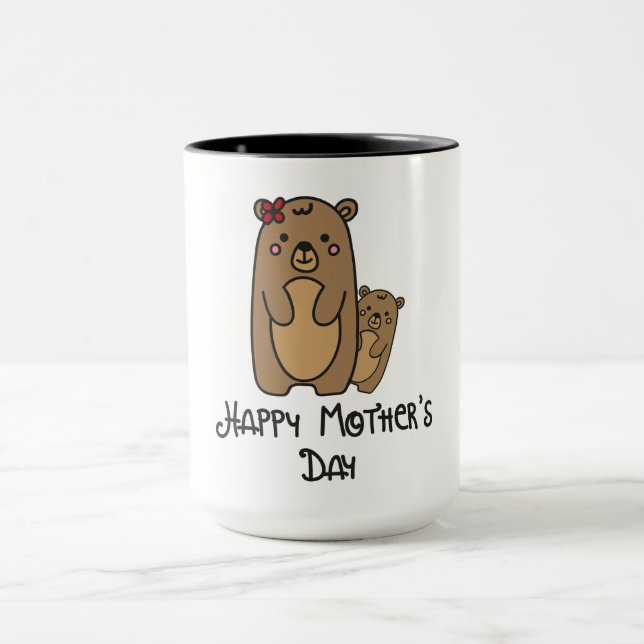 Niedliche Bären Tasse (Zentrum)