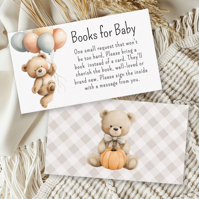 Niedliche Bärenbücher für Baby Begleitkarte (Von Creator hochgeladen)