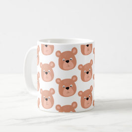 Niedliche Bärenfläche Kaffeetasse