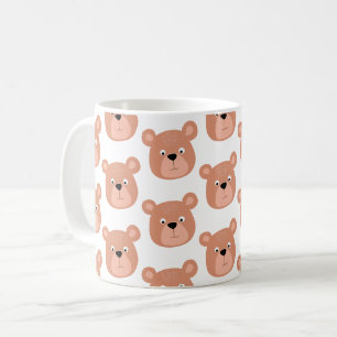 Niedliche Bärenfläche Kaffeetasse