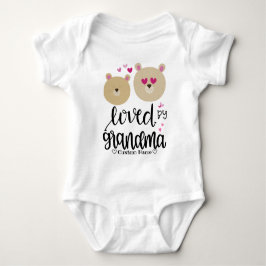Niedliche Bärengesichte - Von Oma geliebt Baby Strampler