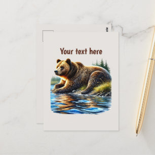 Niedliche Bärenliebhaber Postkarte