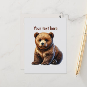 Niedliche Bärenliebhaber Postkarte