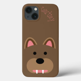 Niedliche Bärenwand individuell anpassbar Case-Mate iPhone Hülle