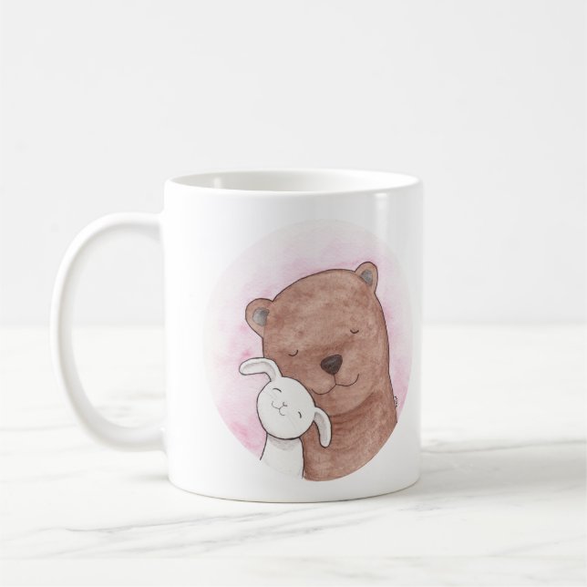 Niedliche Bärn-u. Kaffeetasse (Links)