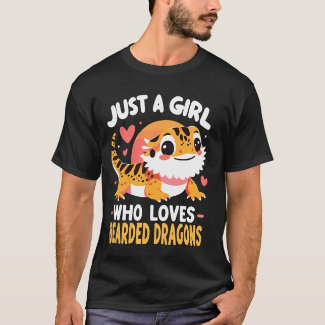 Niedliche Bartagardin T-Shirt (Vorderseite)