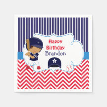 Niedliche Baseball American Boy Birthday Party