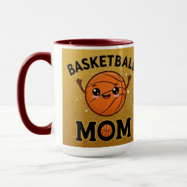 Niedliche Basketball-Mama Tasse