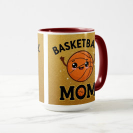 Niedliche Basketball-Mama Tasse