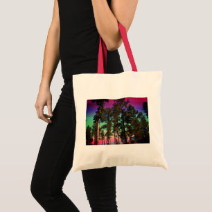 Niedliche Baum-Grafik-Tasche Tragetasche