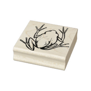 Niedliche Baumfrosche Kunstfrosche I Liebe Frösche Gummistempel