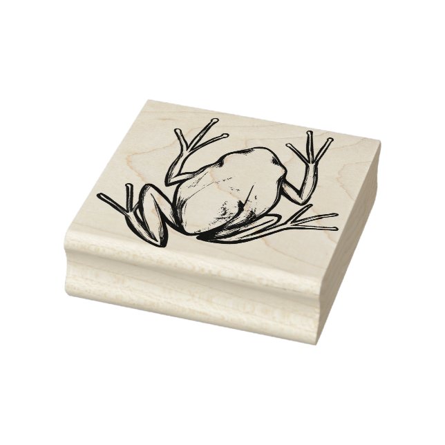 Niedliche Baumfrosche Kunstfrosche I Liebe Frösche Gummistempel (Stempel)