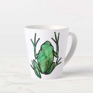 Niedliche Baumfrosche Kunstfrosche I Liebe Frösche Milchtasse