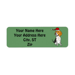 Niedliche Beagle-Weihnachtsgeschenk-Umbauten oder