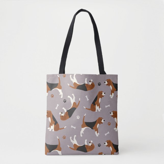 Niedliche Beagles Tasche (Vorderseite)