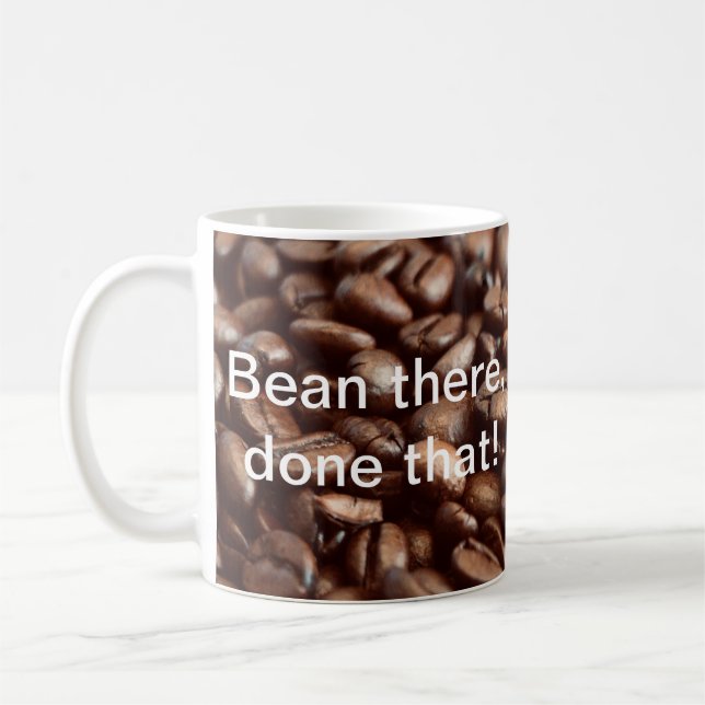 Niedliche Bean da, fertig! Kaffeetasse (Links)