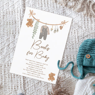 Niedliche Bekleidungslinie Babydusche bringt Buch Begleitkarte