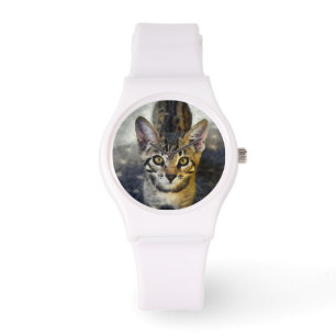 Niedliche Bengalische Kitty Armbanduhr