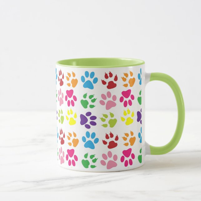 Niedliche benutzerdefinierte Paw-Tasse Tasse (Rechts)