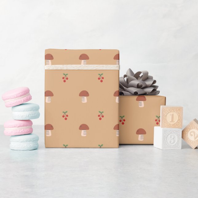 Niedliche Berries Mustertrennpapierrolle Geschenkpapier (Babyparty)
