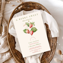 Niedliche Berry Sweet Baby Dusche