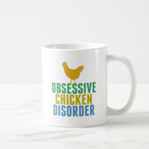 Niedliche besessene Huhn-Störung Kaffeetasse