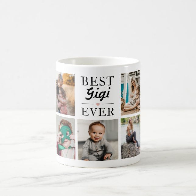 Niedliche Beste Gigi je Fotomaterial Kaffeetasse (Mittel)