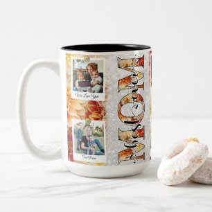 Niedliche beste Mama für jedes Foto Zweifarbige Tasse