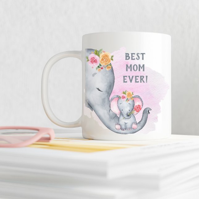 Niedliche beste Mama je Jumbo-Tasse (Von Creator hochgeladen)
