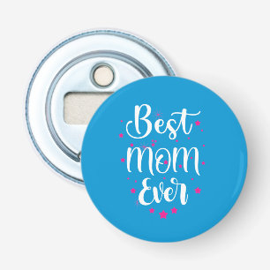 Niedliche beste Mama Text und kleine Sterne Flaschenöffner