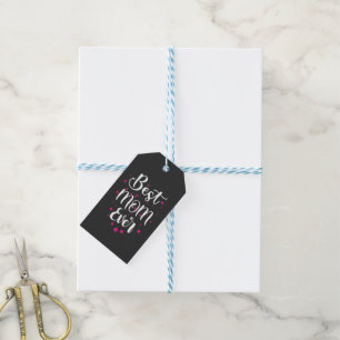 Niedliche beste Mama Text und kleine Sterne Geschenkanhänger