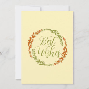 Niedliche Beste Wünsche Postkarte