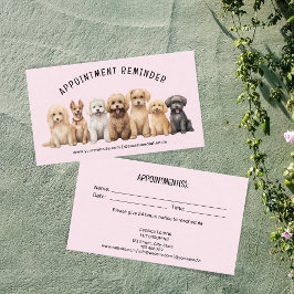 Niedliche Betreuung von Haustieren nächster Termin Visitenkarte