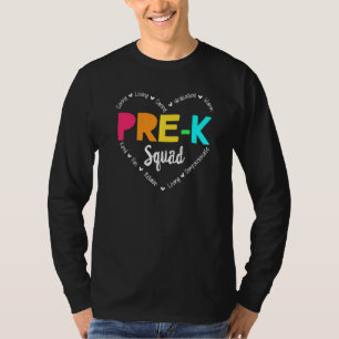 Niedliche Bewertung der Verwaltung der Vor-K-Squad T-Shirt