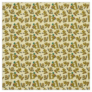 Niedliche Biber überall! Stoff