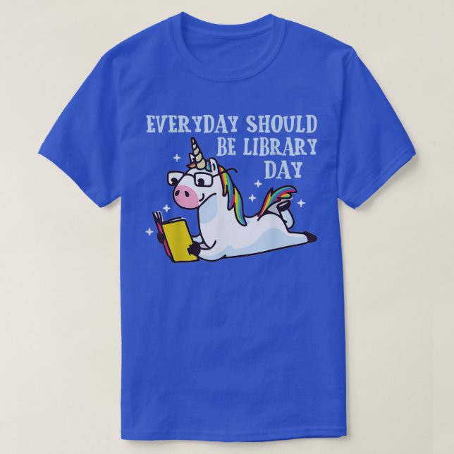 Niedliche Bibliothek zum Lesen des Buches Lover T-Shirt (Design vorne)