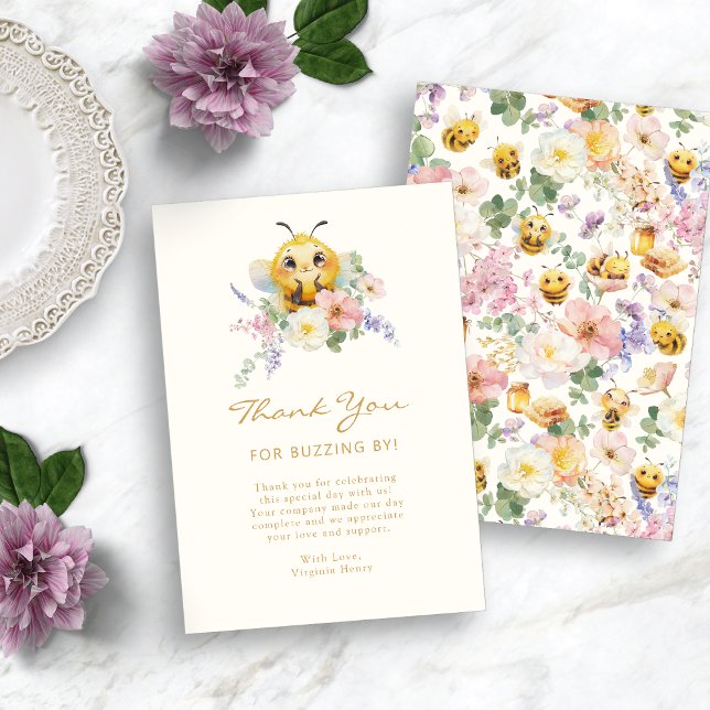 Niedliche Biene Dankeschön Karte (Cute Bee Thank You Card
)