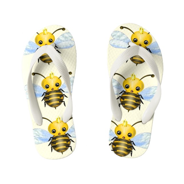 Niedliche Biene Kinderbadesandalen (Fußbett)