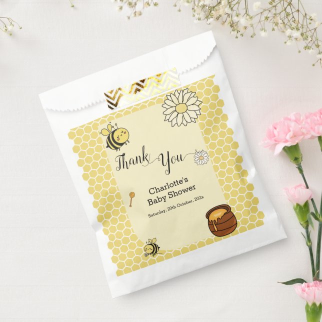 Niedliche Biene mit Sweet Honey Baby Dusche Geschenktütchen (Versiegelt)