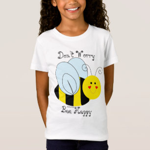 Niedliche Biene sorgen sich nicht die glückliche T-Shirt