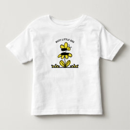 Niedliche Biene und Blume Kleinkind T-shirt